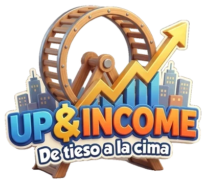 Logo de Up & Income: De tieso a la cima